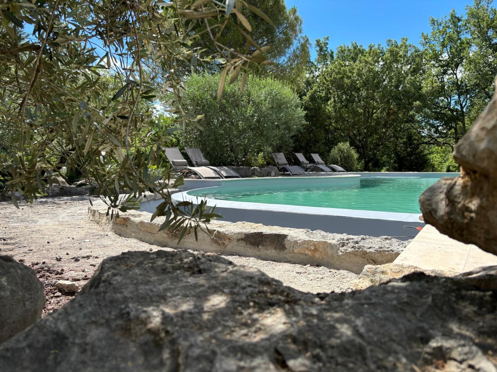 Maison Pour 12P, Piscine A Debordement Chauffee D'Avril A Octobre Inclus Рюом Екстер'єр фото